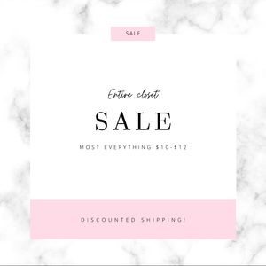 Closet sale!!